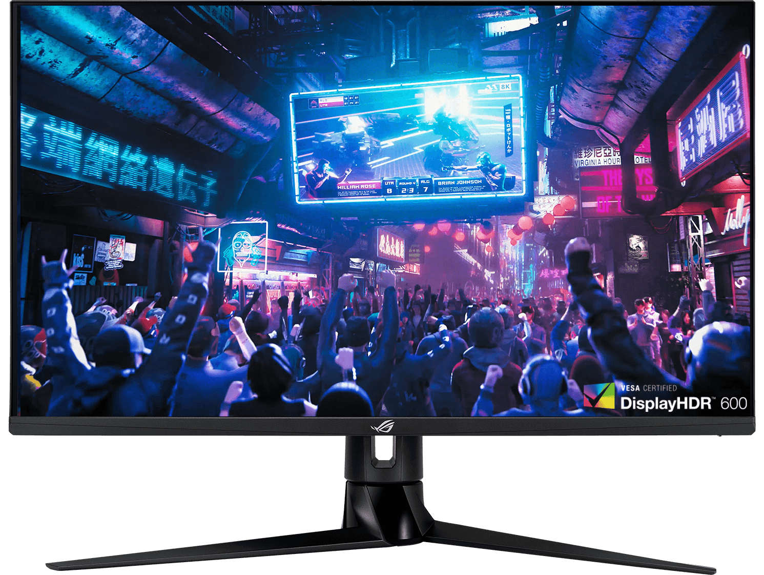 מסך מחשב גיימינג 32'' Asus ROG Strix XG32UQ G-Sync Fast IPS 4K UHD 1ms 160Hz - צבע שחור שלוש שנות אחריות ע"י היבואן הרשמי