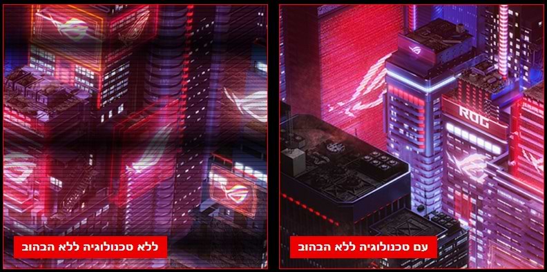 מסך מחשב גיימינג 32'' Asus ROG Swift PG32UQ G-SYNC IPS 4K UHD 1ms 144Hz - צבע שחור שלוש שנות אחריות ע"י היבואן הרשמי