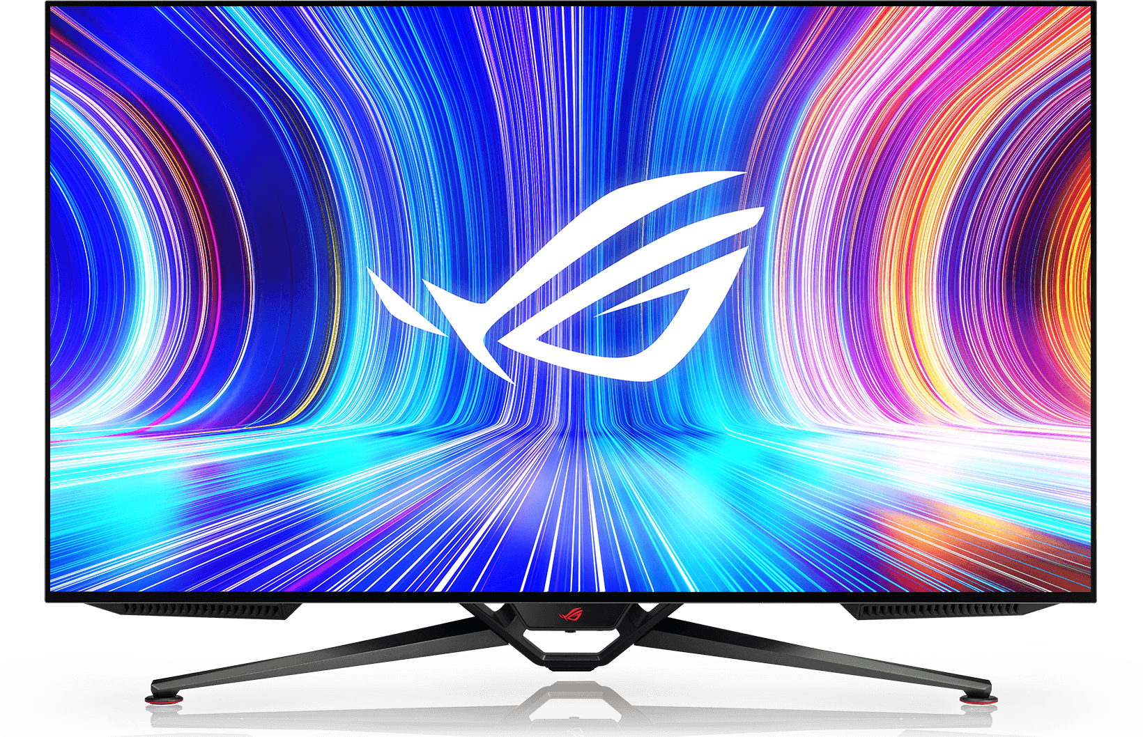 מסך מחשב גיימינג 41.5'' Asus ROG Swift PG42UQ G-SYNC OLED 4K UHD 0.1ms 138Hz - צבע שחור שלוש שנות אחריות ע"י היבואן הרשמי