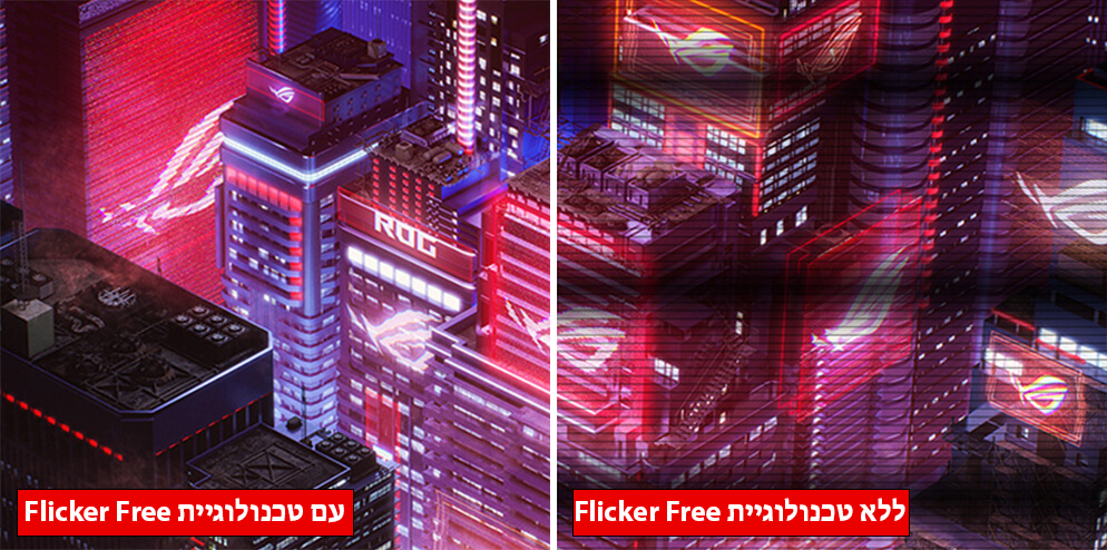 מסך מחשב גיימינג 47.5'' Asus ROG Swift PG48UQ G-Sync OLED 4K UHD 0.1ms 138Hz - צבע שחור שלוש שנות אחריות ע"י היבואן הרשמי