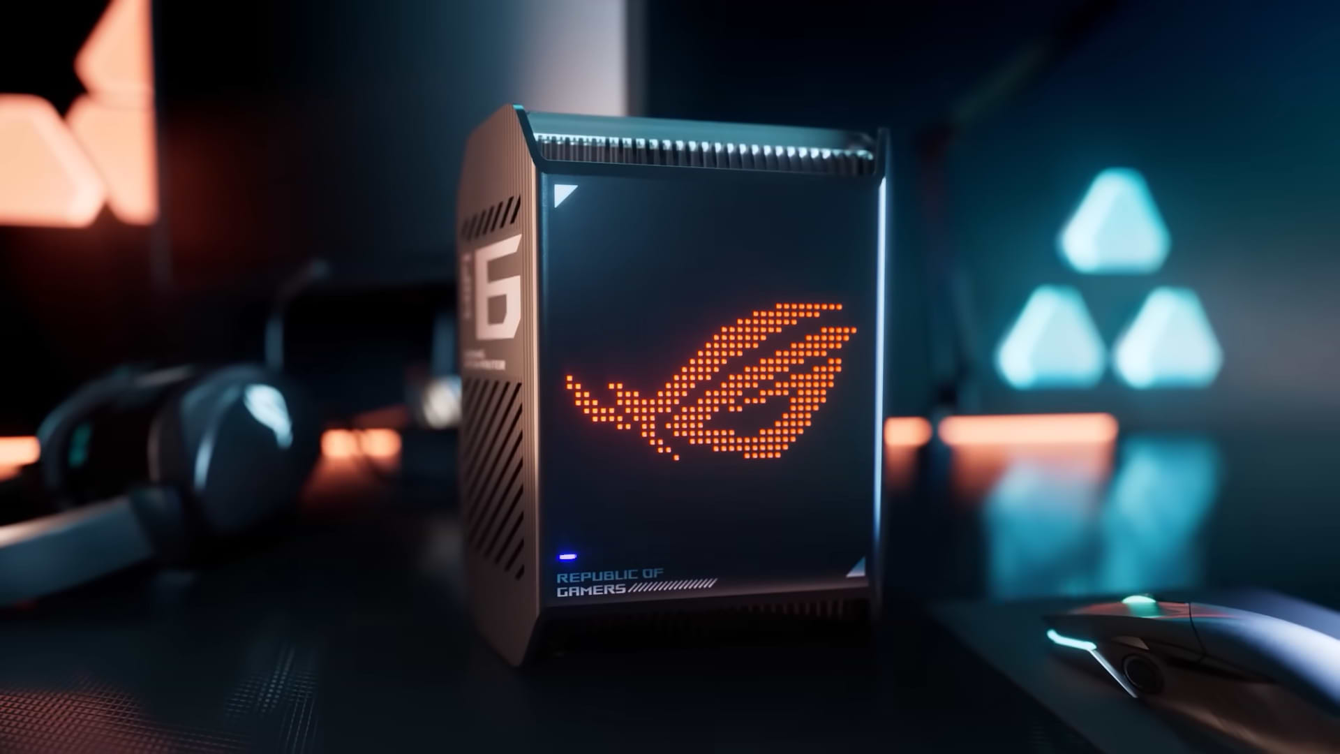 ראוטר גיימינג Asus ROG Rapture GT6 WiFi 6 שתי יחידות - צבע לבן שלוש שנות אחריות ע"י היבואן הרשמי