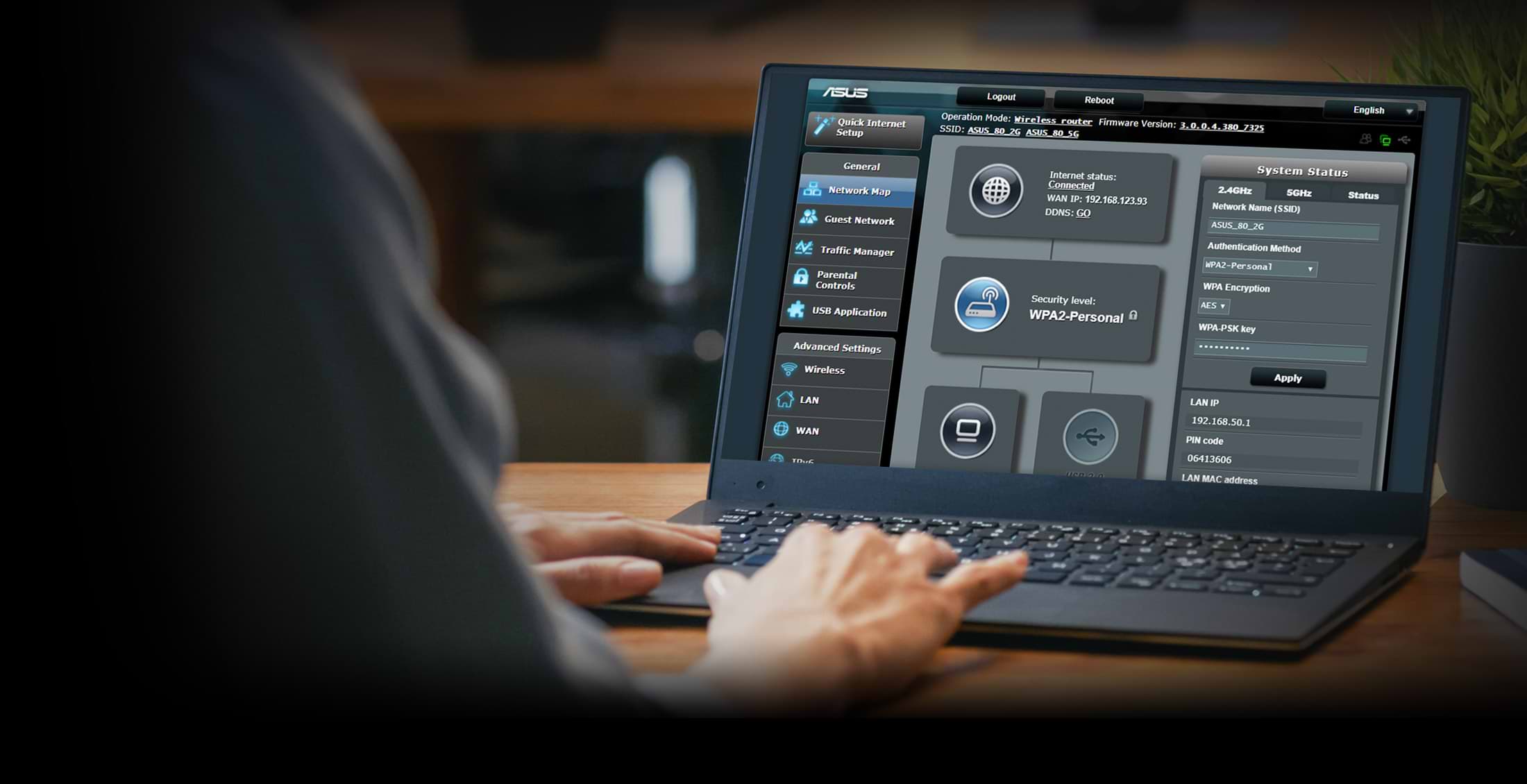 ראוטר אלחוטי Asus RT-AX53U WiFi 6 - צבע שחור שלוש שנות אחריות ע"י היבואן הרשמי