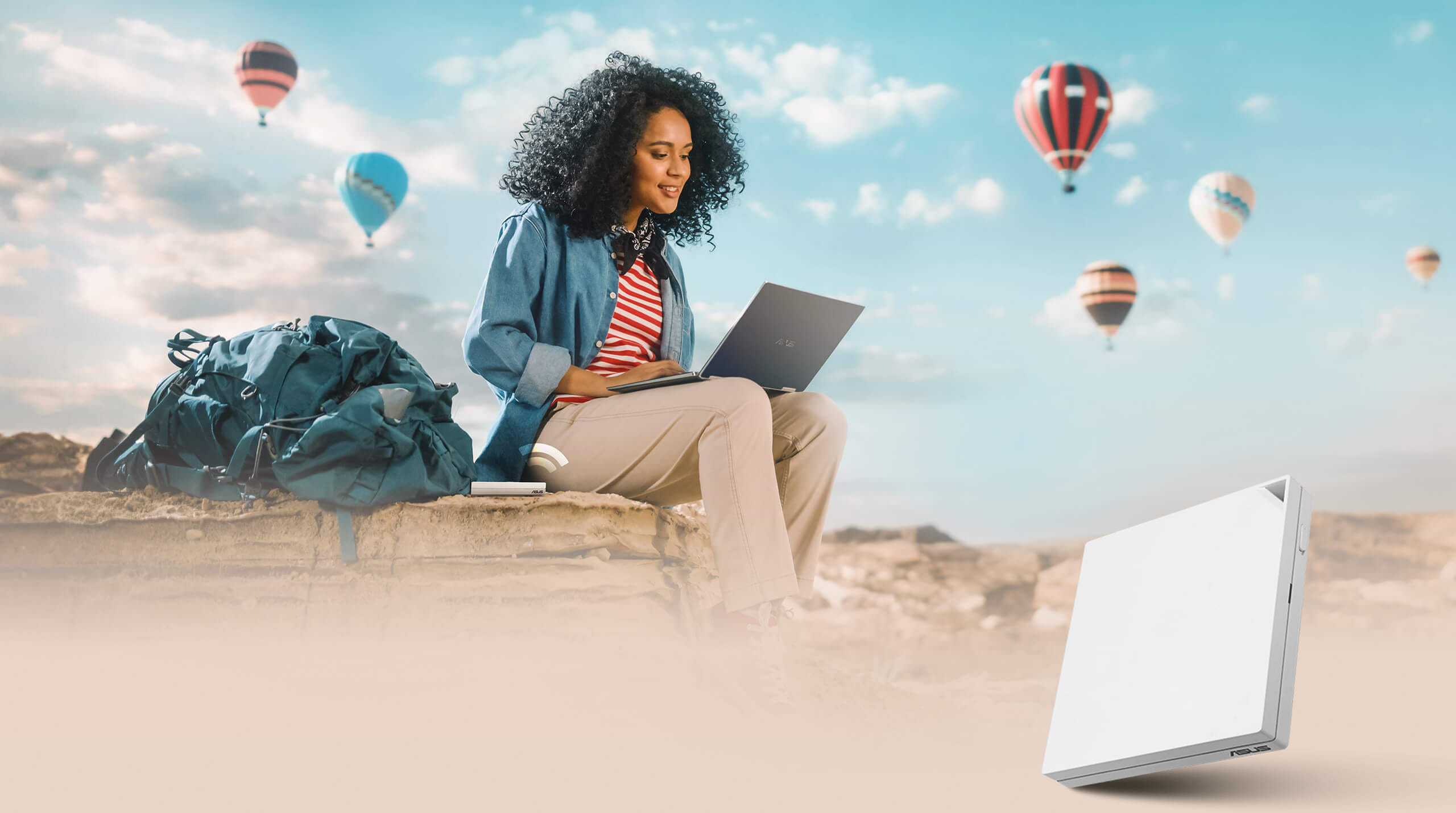 ראוטר אלחוטי Asus RT-AX57 Go AX3000 WiFi 6 - צבע לבן שלוש שנות אחריות ע"י היבואן הרשמי