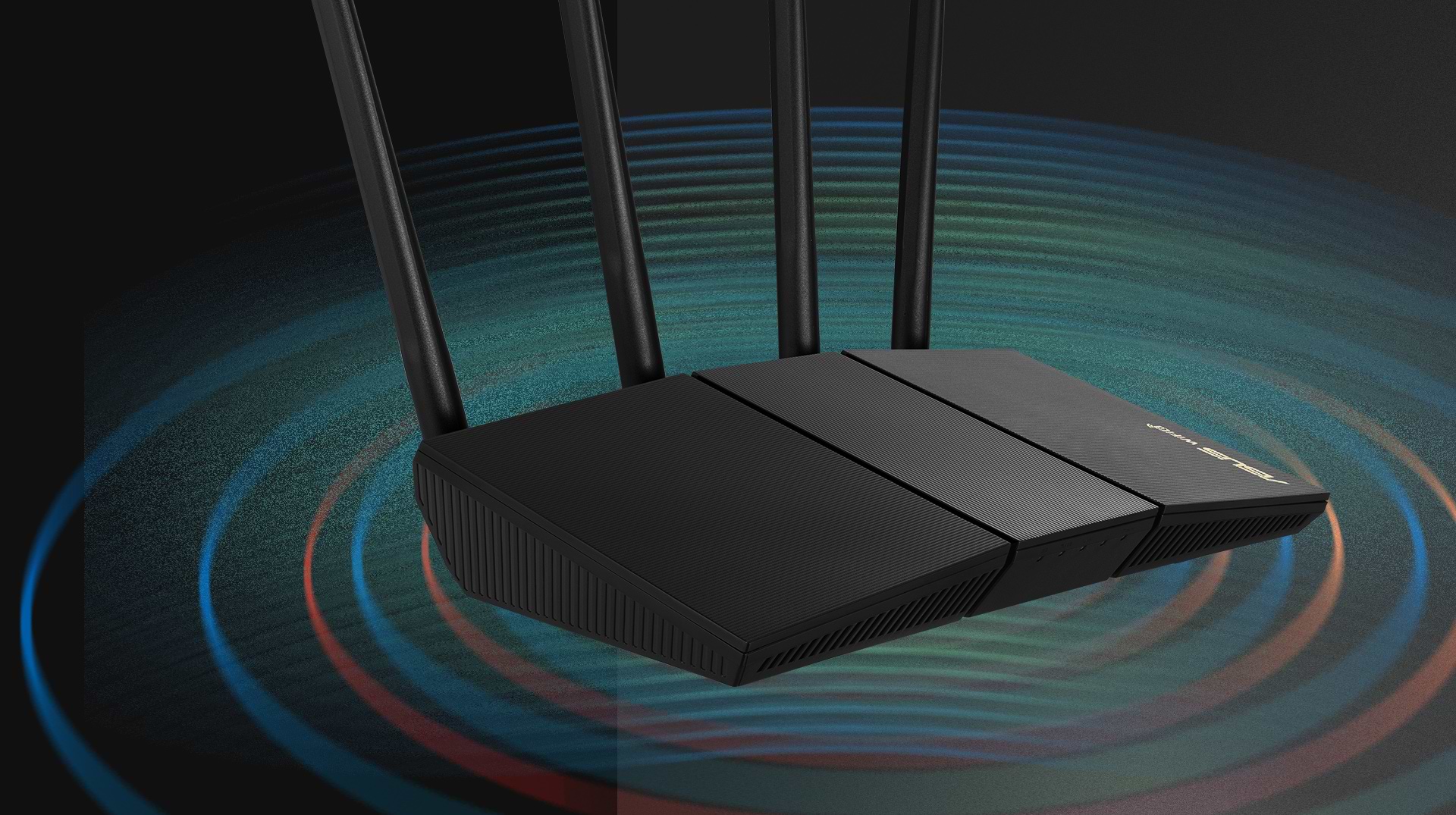 ראוטר אלחוטי Asus RT-AX57 AX3000 WiFi 6 - צבע שחור שלוש שנות אחריות ע"י היבואן הרשמי