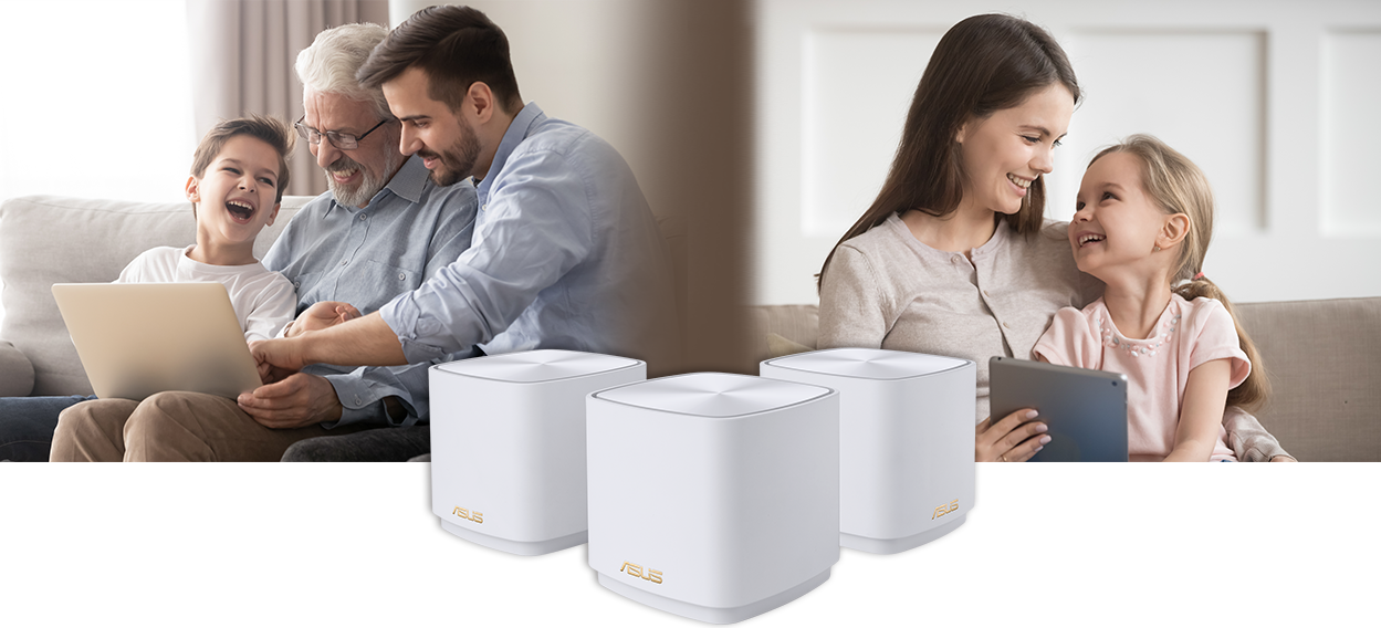 ראוטר אלחוטי Asus ZenWiFi XD4 Plus AX1800 WiFi 6 - צבע שחור שלוש שנות אחריות ע"י היבואן הרשמי
