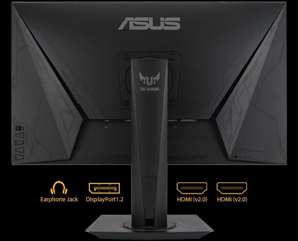 מסך מחשב גיימינג 27'' Asus TUF Gaming VG279QM G-Sync Fast IPS FHD HDR 1ms 280Hz - צבע שחור שלוש שנות אחריות ע"י היבואן הרשמי