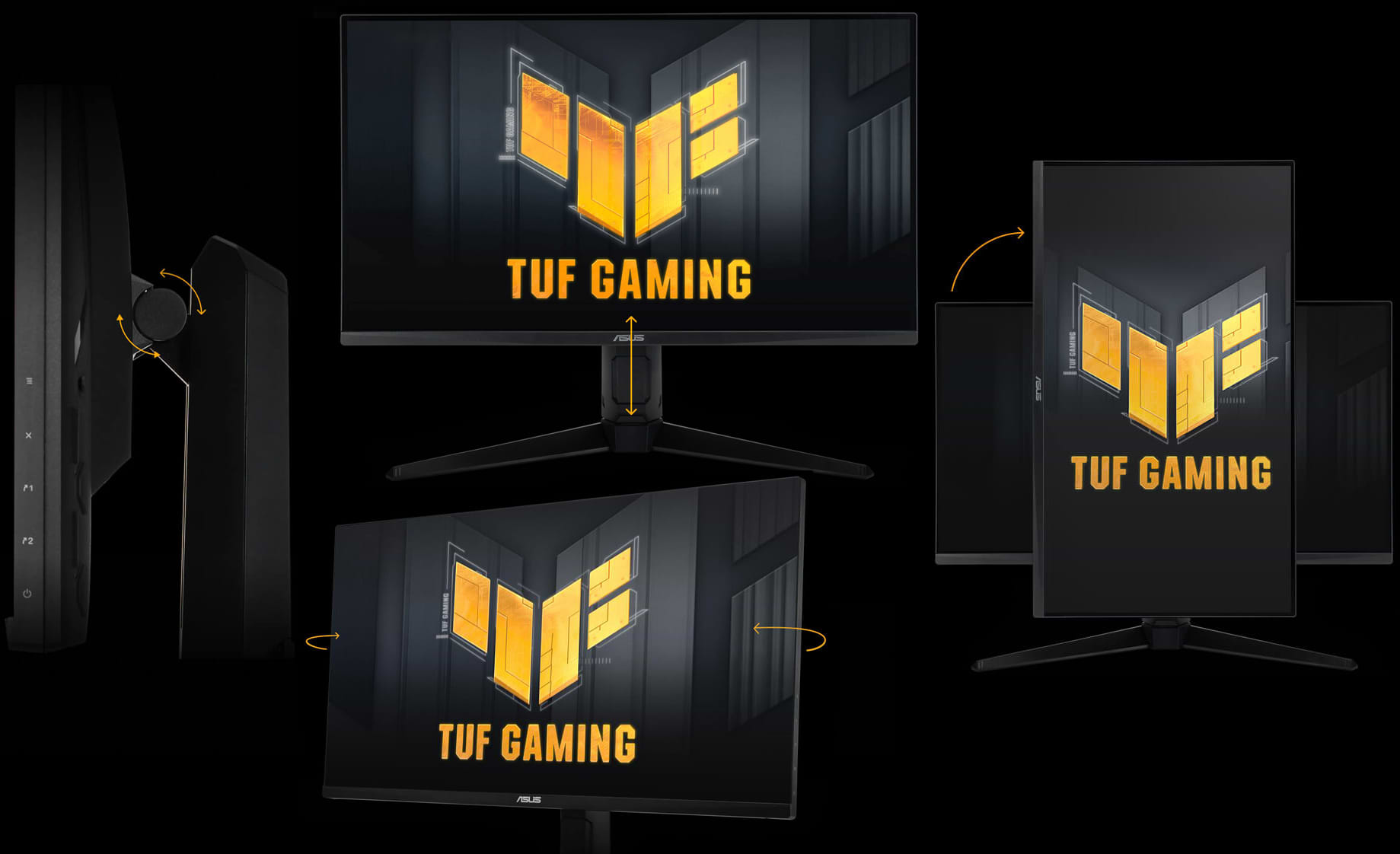 מסך מחשב גיימינג 28'' Asus TUF Gaming VG28UQL1A G-Sync Fast IPS 4K UHD 1ms 144Hz - צבע שחור שלוש שנות אחריות ע"י היבואן הרשמי