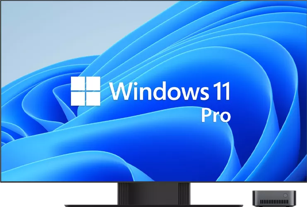 מחשב נייח מיני Blackview MP80 - Intel N97 512GB SSD 16GB RAM Windows 11 Pro - צבע שחור שלוש שנות אחריות ע