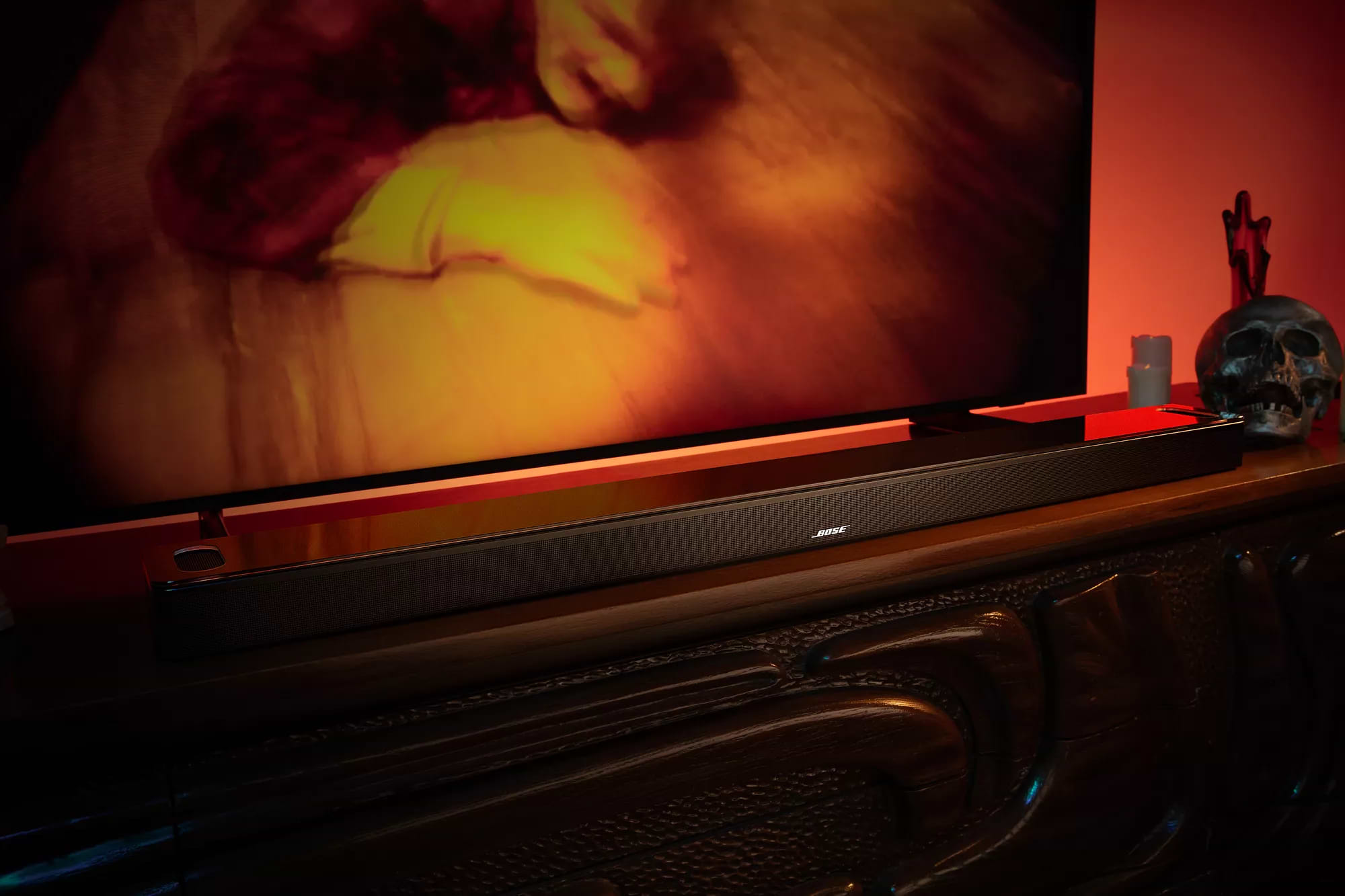 מקרן קול Bose Smart Ultra Soundbar - צבע שחור שנה אחריות ע"י היבואן הרשמי