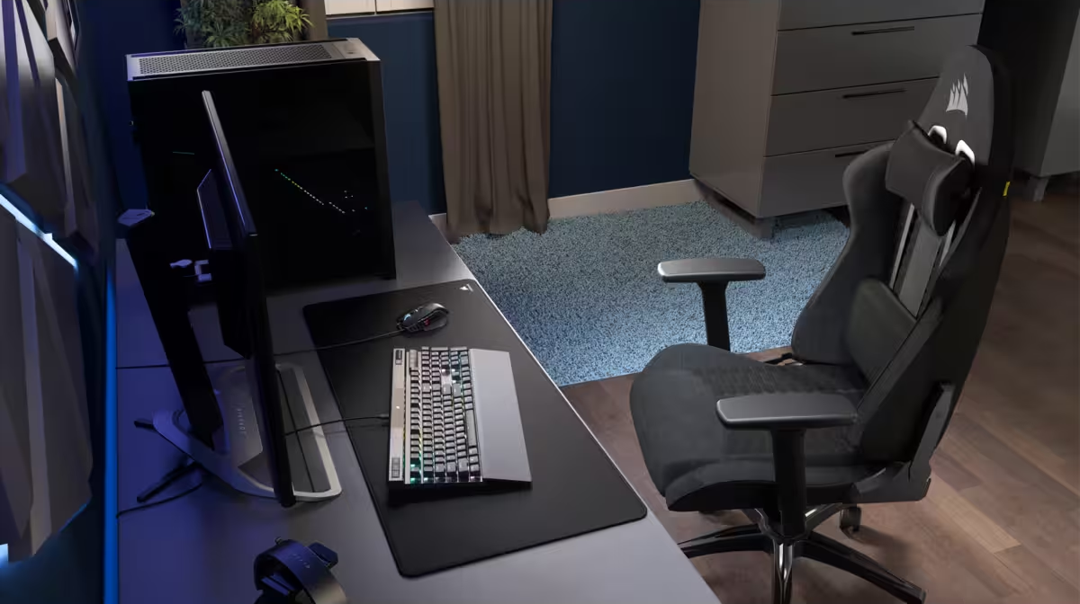 כיסא גיימינג Corsair TC100 - צבע שחור שנתיים אחריות ע"י היבואן הרשמי