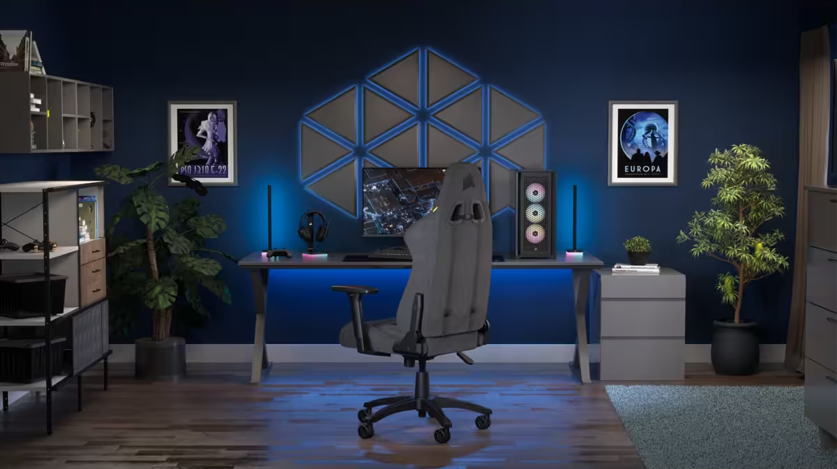 כיסא גיימינג Corsair TC100 - צבע שחור שנתיים אחריות ע"י היבואן הרשמי