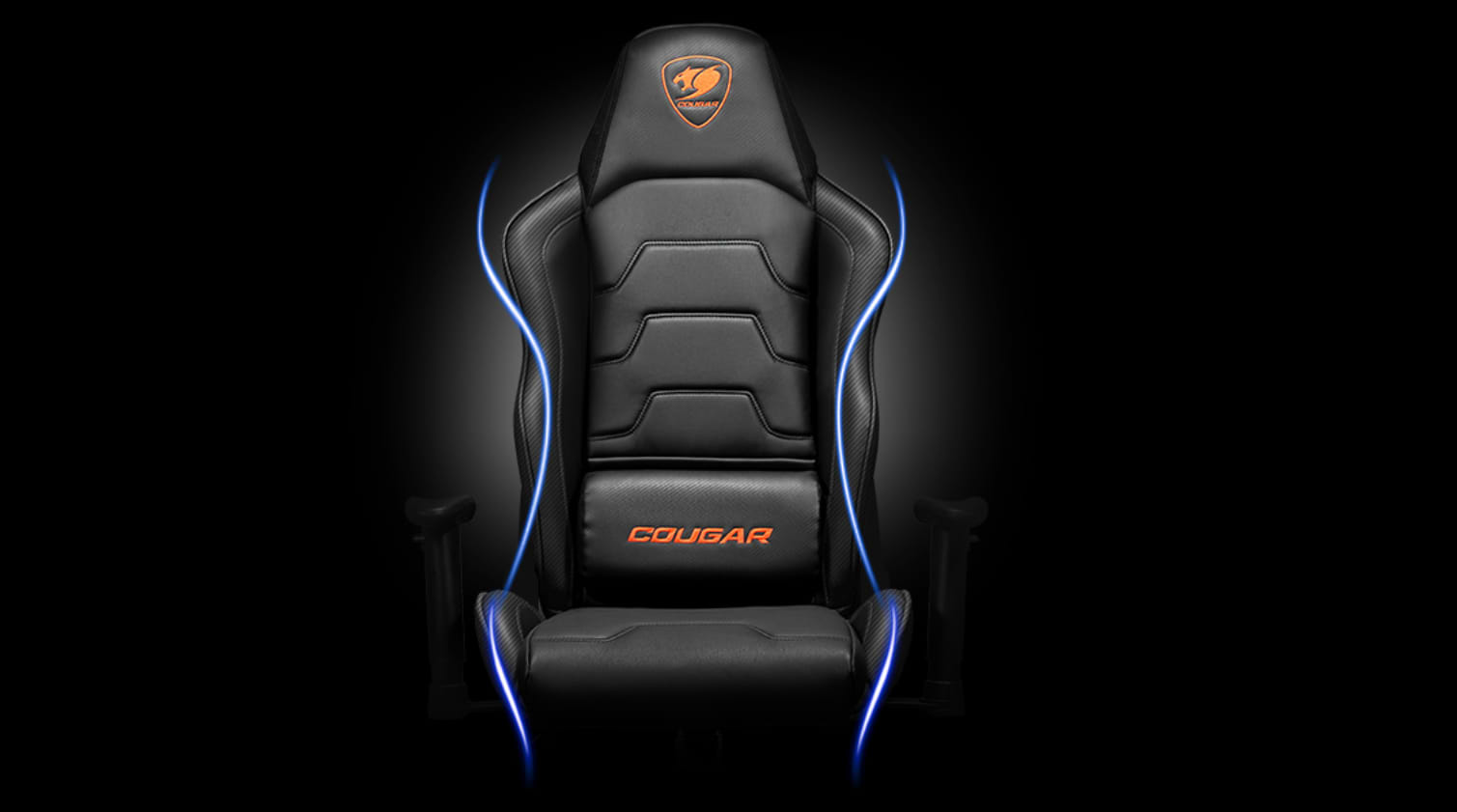 כיסא גיימינג ארגונומי Cougar Armor Air - צבע שחור שנה אחריות ע"י היבואן הרשמי