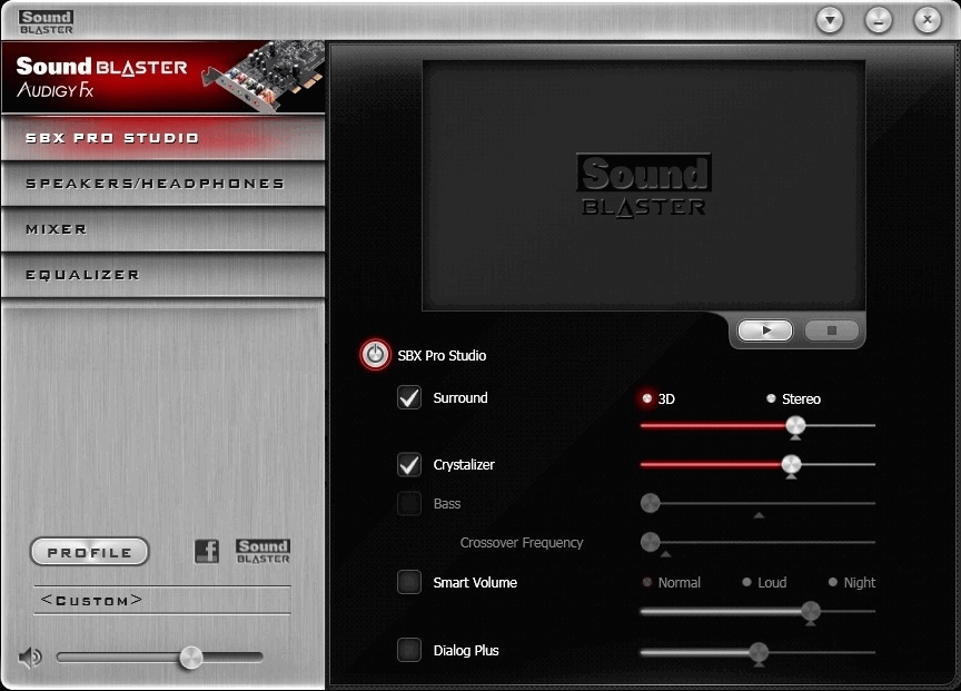 כרטיס קול פנימי Creative Sound Blaster Audigy Fx 5.1 PCLE - צבע שחור שנה אחריות ע"י היבואן הרשמי
