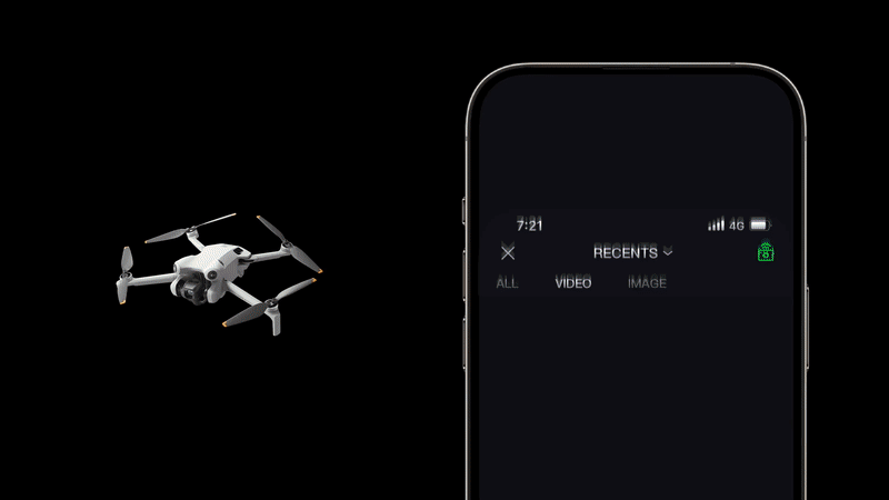 רחפן עם שלט חכם DJI Mini 4 Pro - צבע אפור שנה אחריות ע"י היבואן הרשמי