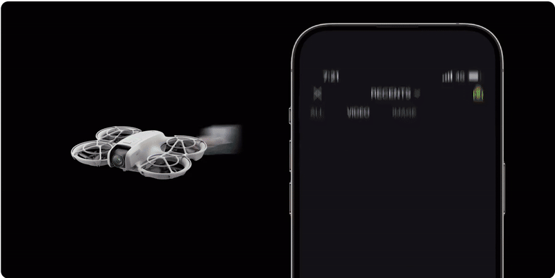 רחפן DJI Neo (ללא שלט) - צבע אפור שנה אחריות ע"י היבואן הרשמי