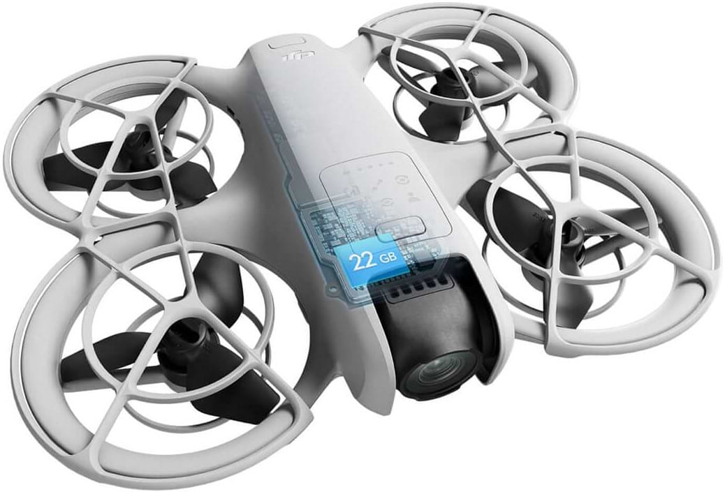 רחפן DJI Neo (ללא שלט) - צבע אפור שנה אחריות ע"י היבואן הרשמי