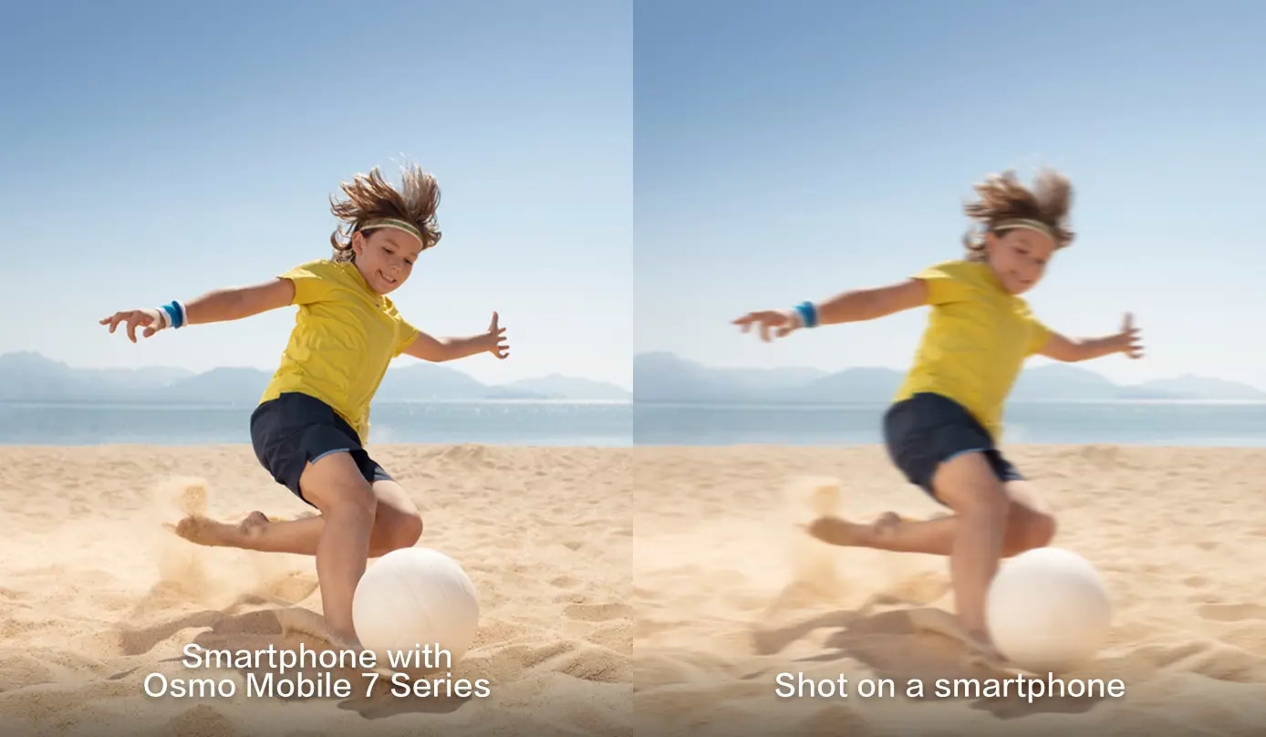 מייצב לסמארטפון DJI Osmo Mobile 7P - צבע אפור שנה אחריות ע"י היבואן הרשמי