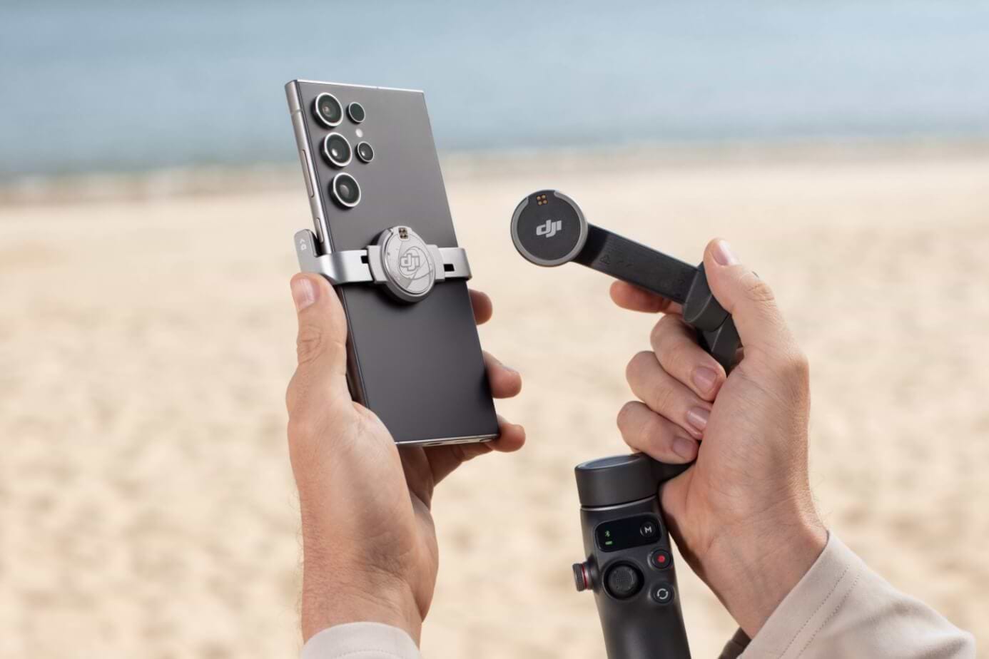 מייצב לסמארטפון DJI Osmo Mobile 7P - צבע אפור שנה אחריות ע"י היבואן הרשמי