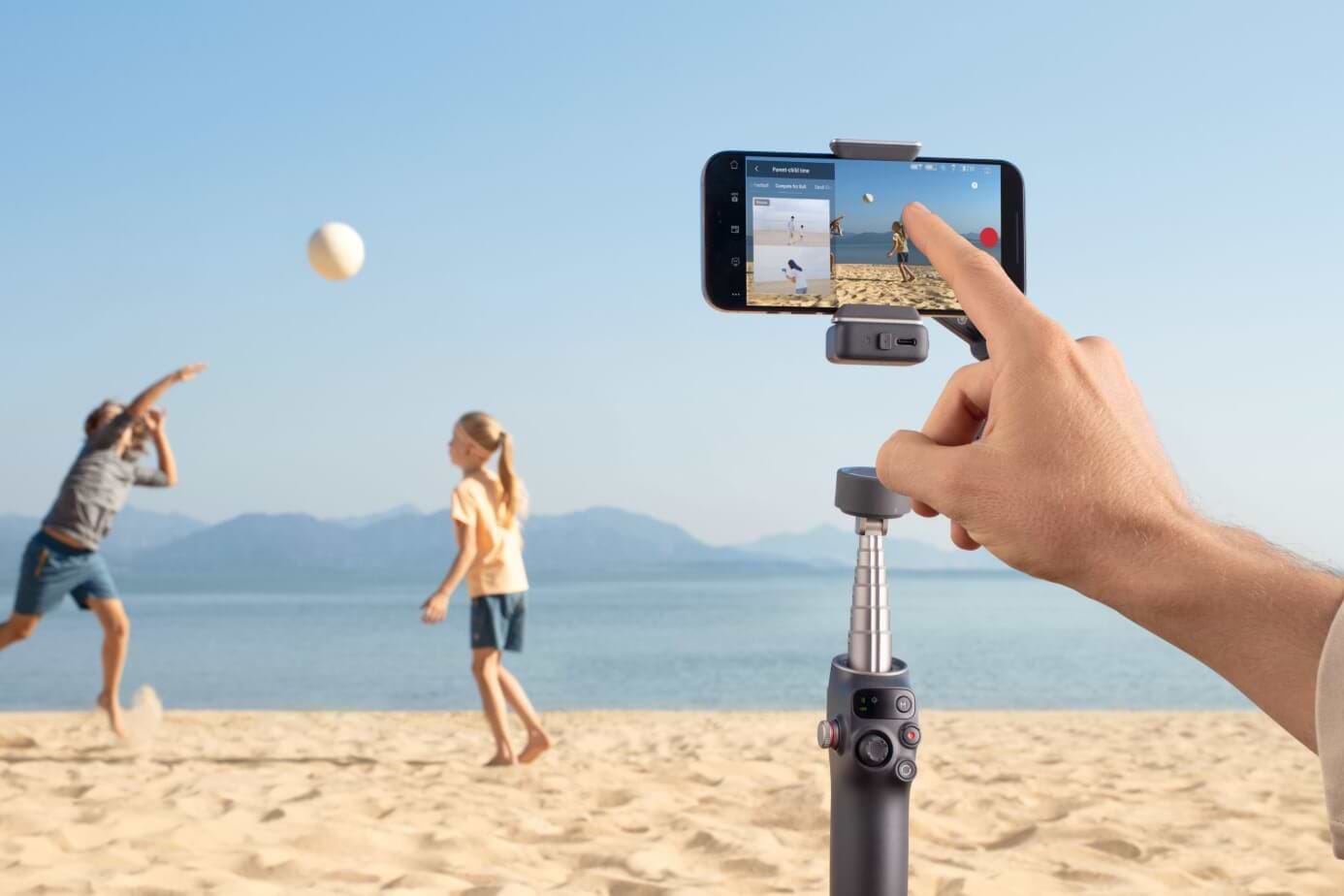 מייצב לסמארטפון DJI Osmo Mobile 7P - צבע אפור שנה אחריות ע"י היבואן הרשמי