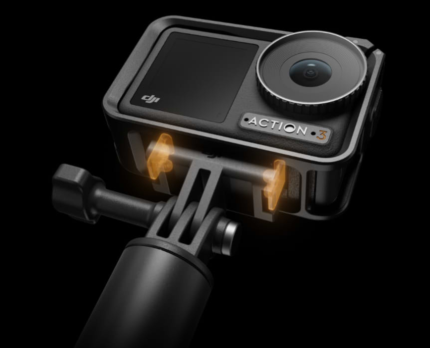 מצלמת אקסטרים DJI Osmo Action 3 Standard Combo 4K - שנה אחריות ע"י היבואן הרשמי