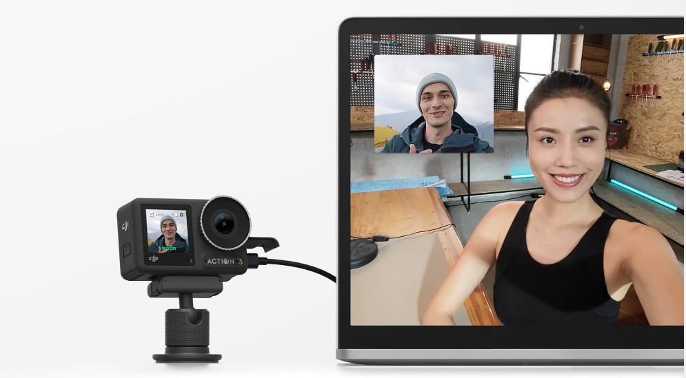 מצלמת אקסטרים DJI Osmo Action 3 Standard Combo 4K - שנה אחריות ע"י היבואן הרשמי