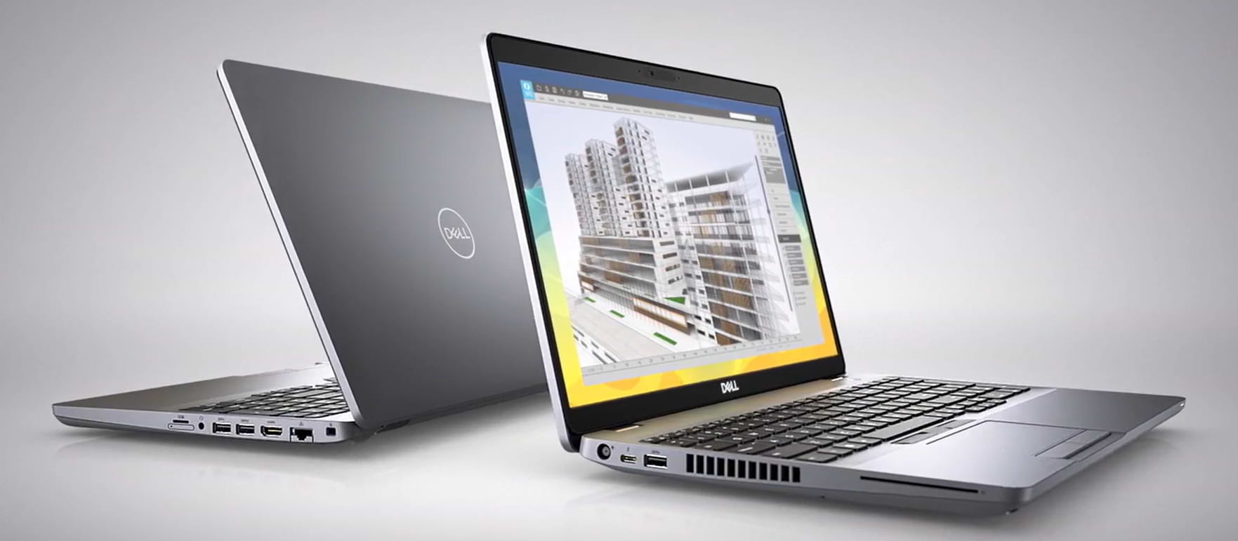 מחשב נייד מחודש Dell Precision 3551 - Core i7-10850H Quadro P620 512GB SSD 32GB RAM Windows 11 Pro - צבע אפור שנה אחריות