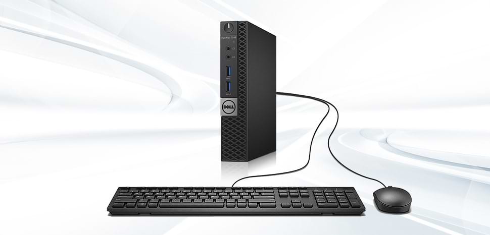 מחשב נייח מחודש Dell OptiPlex 7040 Mini Core i5-6500T 512GB SSD 16GB RAM Windows 11 Pro - צבע שחור שנה אחריות