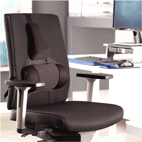 משענת גב ארגונומית לכיסא Fellowes Professional Series Ultimate - צבע שחור