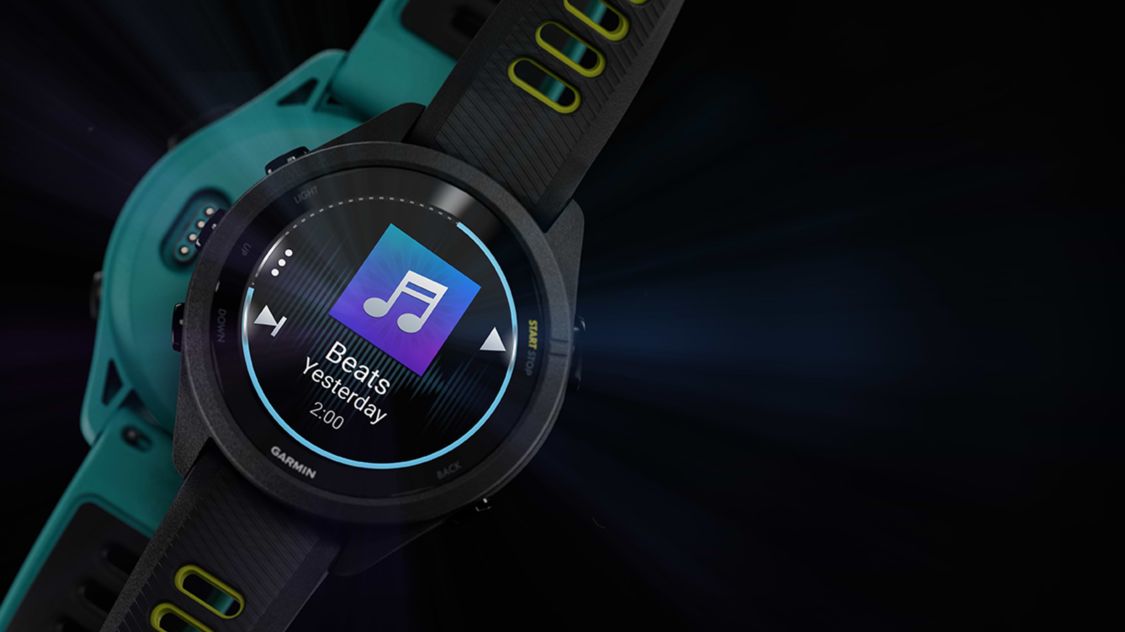 שעון ספורט חכם Garmin Forerunner 265S GPS 41mm - צבע שחור שנתיים אחריות ע"י היבואן הרשמי