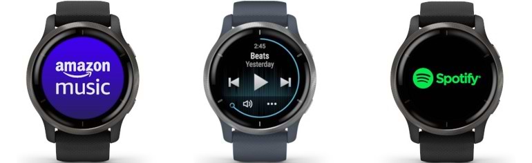 שעון ספורט חכם Garmin Venu 2S GPS 40.4mm - צבע זהב ורוד שנתיים אחריות ע"י היבואן הרשמי