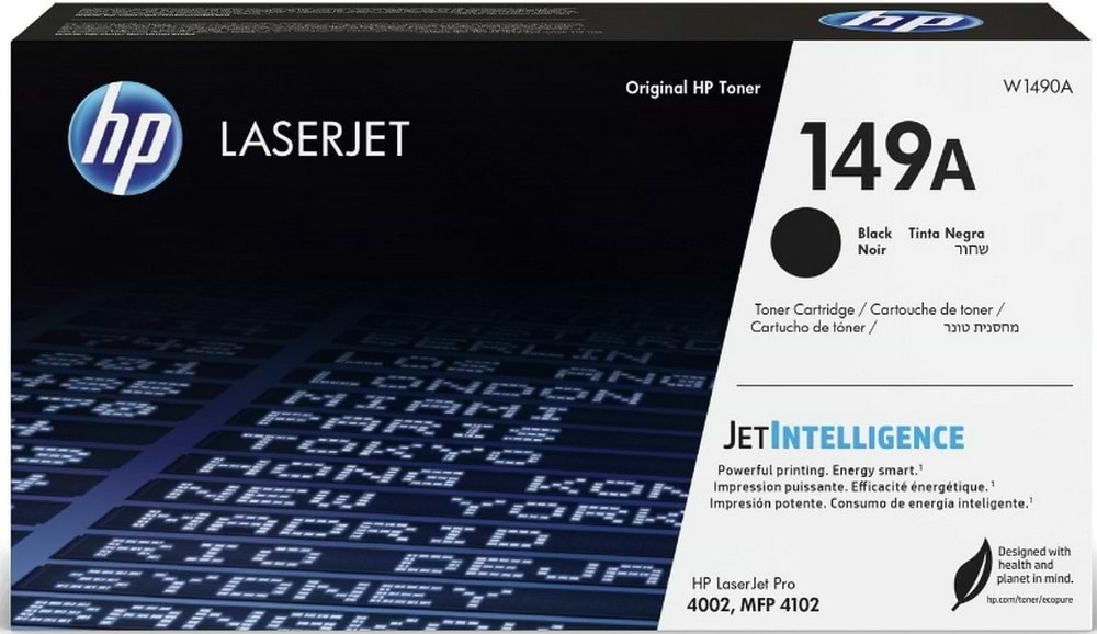 מחסנית טונר 149A מקורית בצבע שחור HP W1490A Pro למדפסת דגם HP LaserJet Pro 4002/4102 MFP