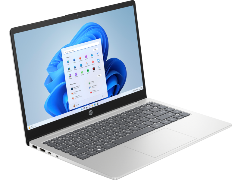 מחשב נייד HP Laptop 14-ep0002nj  / 847D2EA - Core i3-1315U 512GB SSD 8GB RAM Windows 11 - צבע כסוף שלוש שנות אחריות ע"י היבואן הרשמי