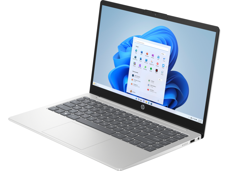 מחשב נייד HP Laptop 14-ep0002nj  / 847D2EA - Core i3-1315U 512GB SSD 8GB RAM Windows 11 - צבע כסוף שלוש שנות אחריות ע"י היבואן הרשמי