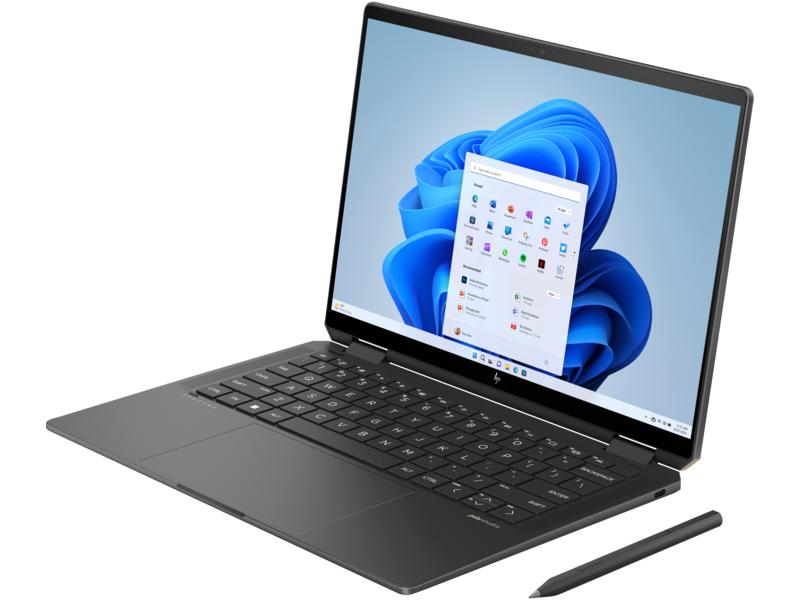 מחשב נייד עם מסך מגע HP Spectre x360 14-eu0005nj / B41F0EA - Core Ultra 5 125H 1TB SSD 16GB RAM Windows 11 Pro - צבע שחור שלוש שנות אחריות ע"י היבואן הרשמי