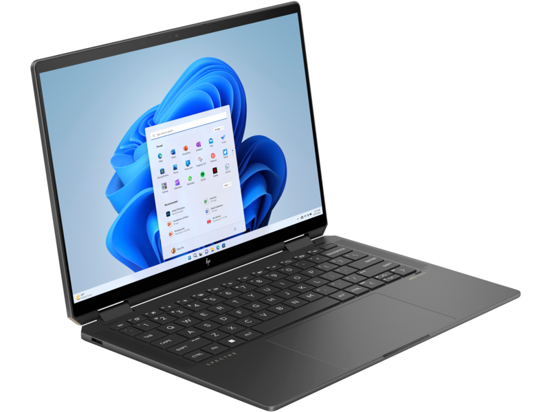 מחשב נייד עם מסך מגע HP Spectre x360 14-eu0005nj / B41F0EA - Core Ultra 5 125H 1TB SSD 16GB RAM Windows 11 Pro - צבע שחור שלוש שנות אחריות ע"י היבואן הרשמי