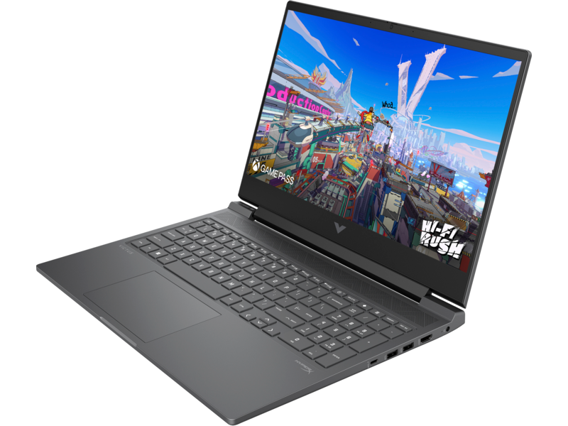 מחשב נייד גיימינג HP Victus 16-r1008nj / B7WT2EA - Core i7-14650HX RTX 4060 1TB SSD 32GB RAM Windows 11 - צבע שחור כרום שלוש שנות אחריות ע"י היבואן הרשמי