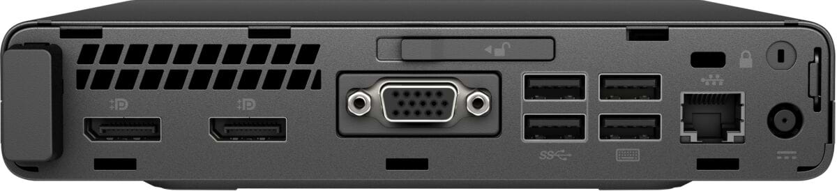 מחשב נייח מחודש HP ProDesk 600 G3 Mini Core i7-7700T 256GB SSD 8GB RAM Windows 11 Pro - צבע שחור וכסוף שנה אחריות