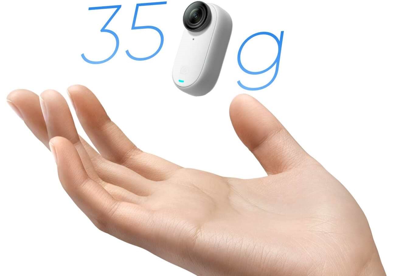 מצלמת אקסטרים Insta360 GO 3 64GB IPX8 - צבע לבן שנה אחריות ע"י היבואן הרשמי
