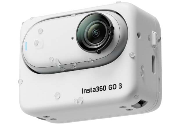 מצלמת אקסטרים Insta360 GO 3 64GB IPX8 - צבע לבן שנה אחריות ע"י היבואן הרשמי
