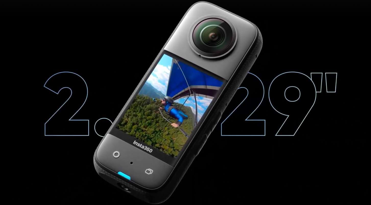 מצלמת אקסטרים 360° Insta360 X3 IPX8 - צבע שחור שנה אחריות ע"י היבואן הרשמי