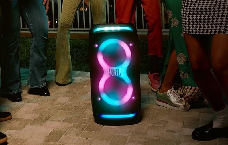 רמקול מסיבות אלחוטי JBL PartyBox Stage 320 240W - צבע שחור שנה אחריות ע