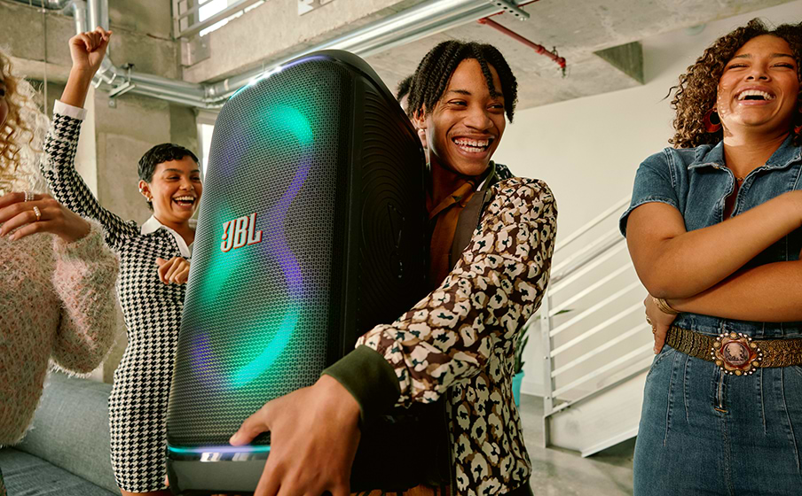 רמקול מסיבות אלחוטי JBL PartyBox Stage 320 240W - צבע שחור שנה אחריות ע