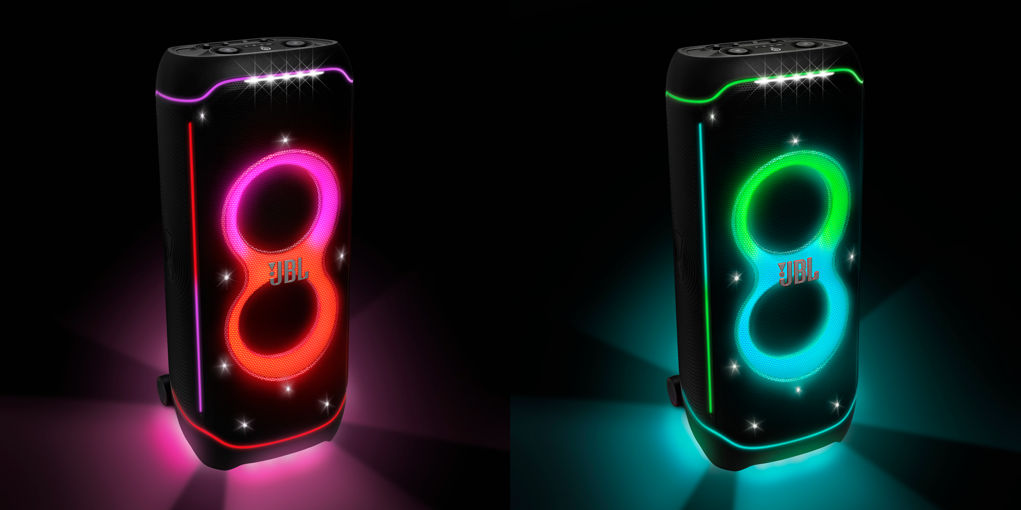רמקול בידורית אלחוטית JBL PartyBox Ultimate 1100W - צבע שחור שנה אחריות ע"י היבואן הרשמי