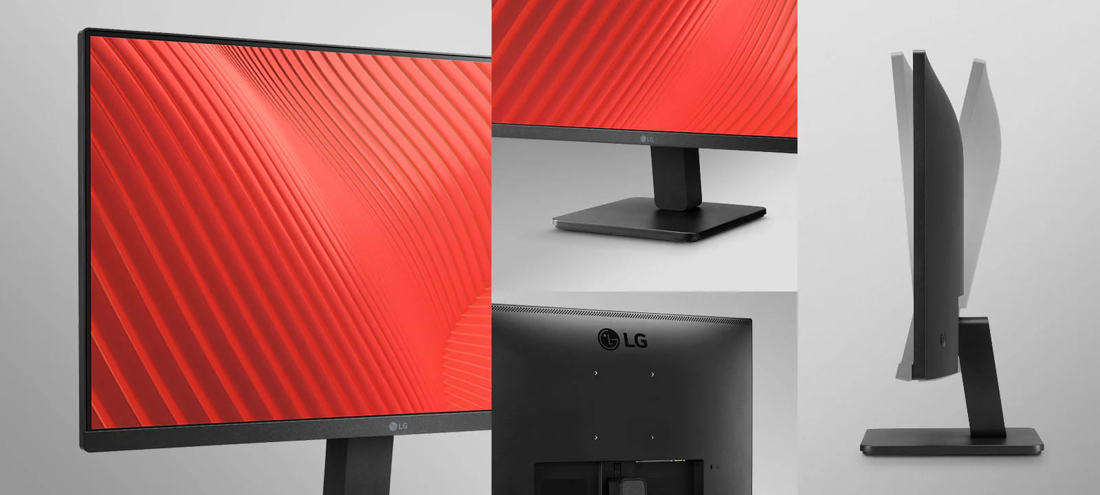 מסך מחשב 23.8'' LG 24MR400-B FreeSync IPS FHD 100Hz - צבע שחור שלוש שנות אחריות ע"י היבואן הרשמי