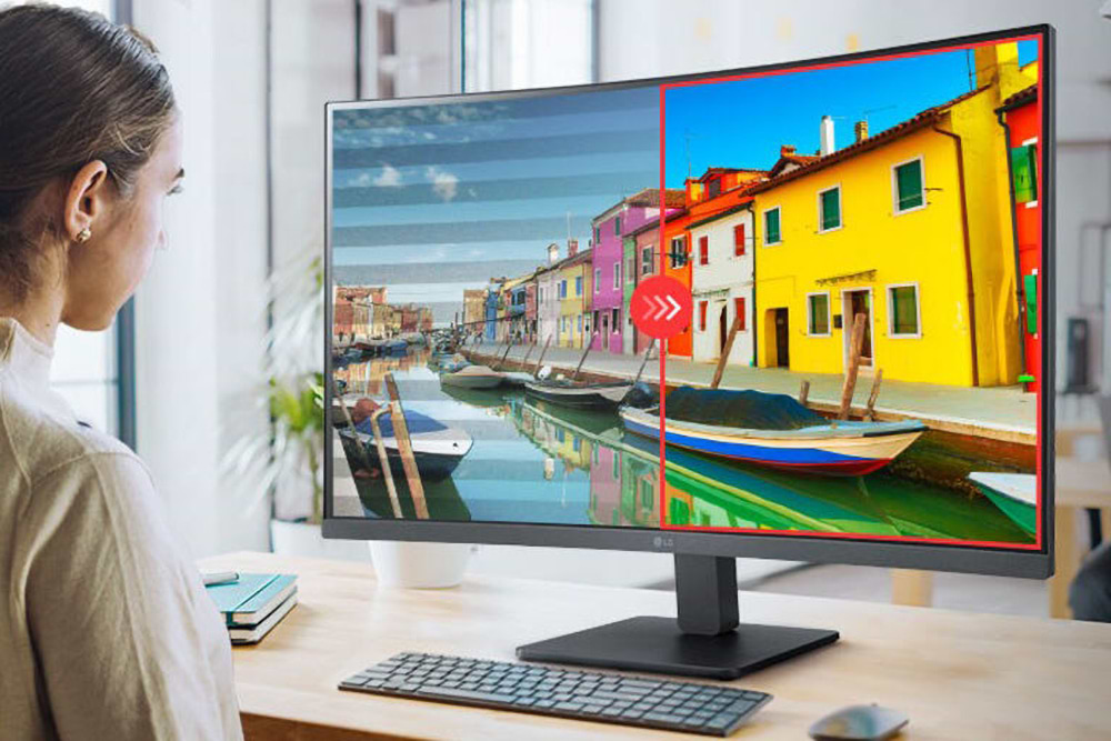 מסך מחשב קעור 31.5'' LG 32MR50C-B FreeSync VA FHD 100Hz - צבע שחור שלוש שנות אחריות ע"י היבואן הרשמי