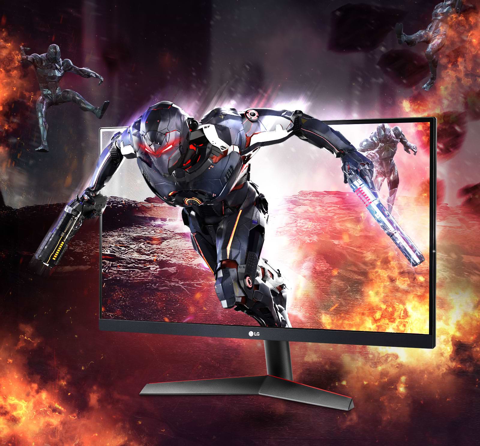 מסך מחשב גיימינג 23.8'' LG UltraGear 24GN60R-B FreeSync Premium IPS FHD HDR10 1ms 144Hz - צבע שחור שלוש שנות אחריות ע"י היבואן הרשמי