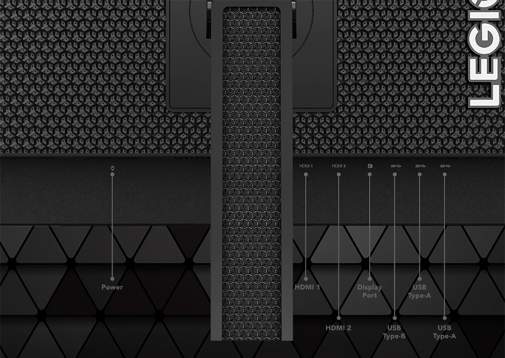 מסך מחשב גיימינג 27'' Lenovo Legion Y27q-30 IPS FreeSync Premium QHD 0.5ms 165Hz - צבע שחור שלוש שנות אחריות ע"י היבואן הרשמי