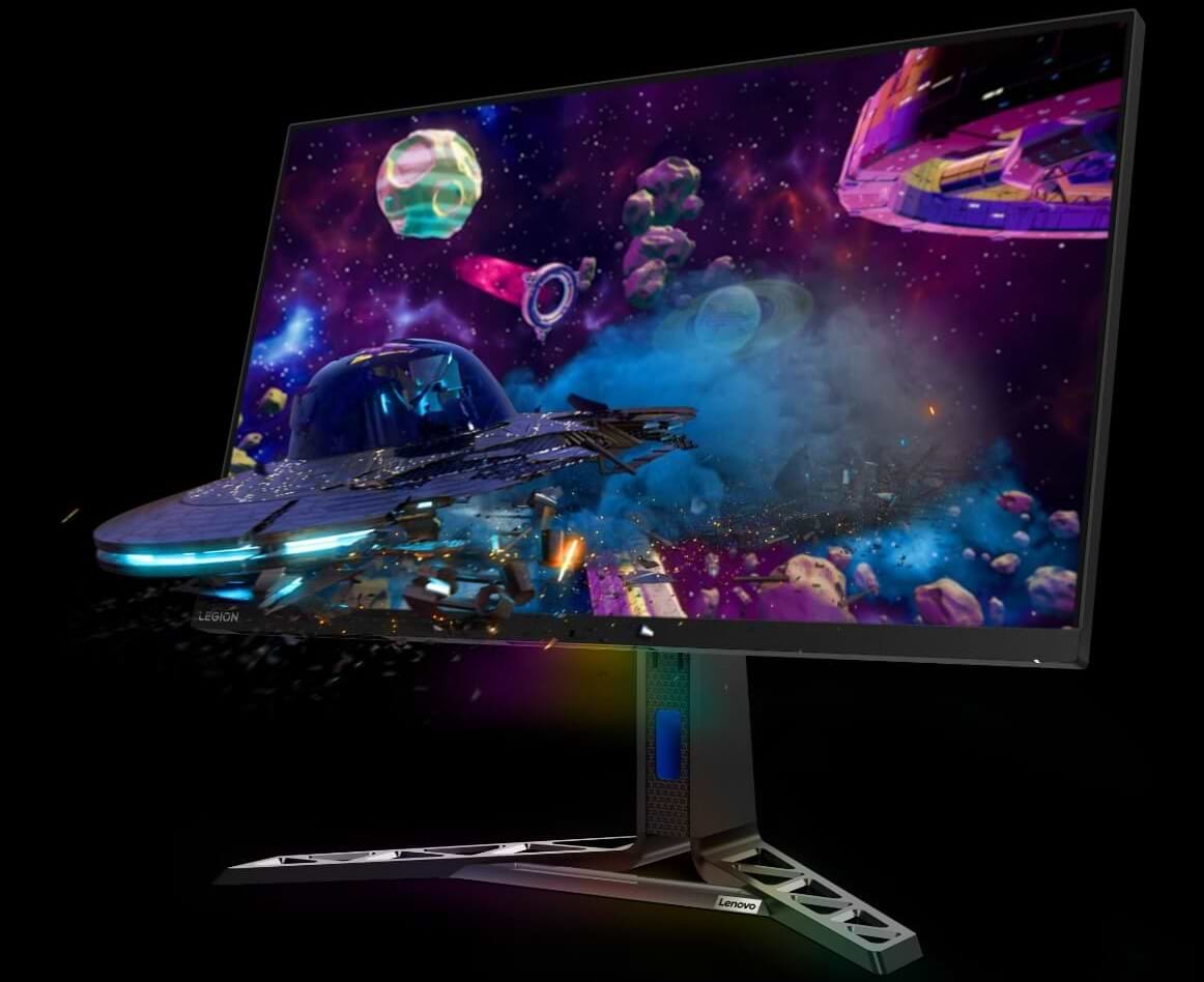 מסך מחשב גיימינג 31.5'' Lenovo Legion Y32p-30 IPS FreeSync Premium 4K UHD 0.2ms 144Hz - צבע שחור שלוש שנות אחריות ע"י היבואן הרשמי