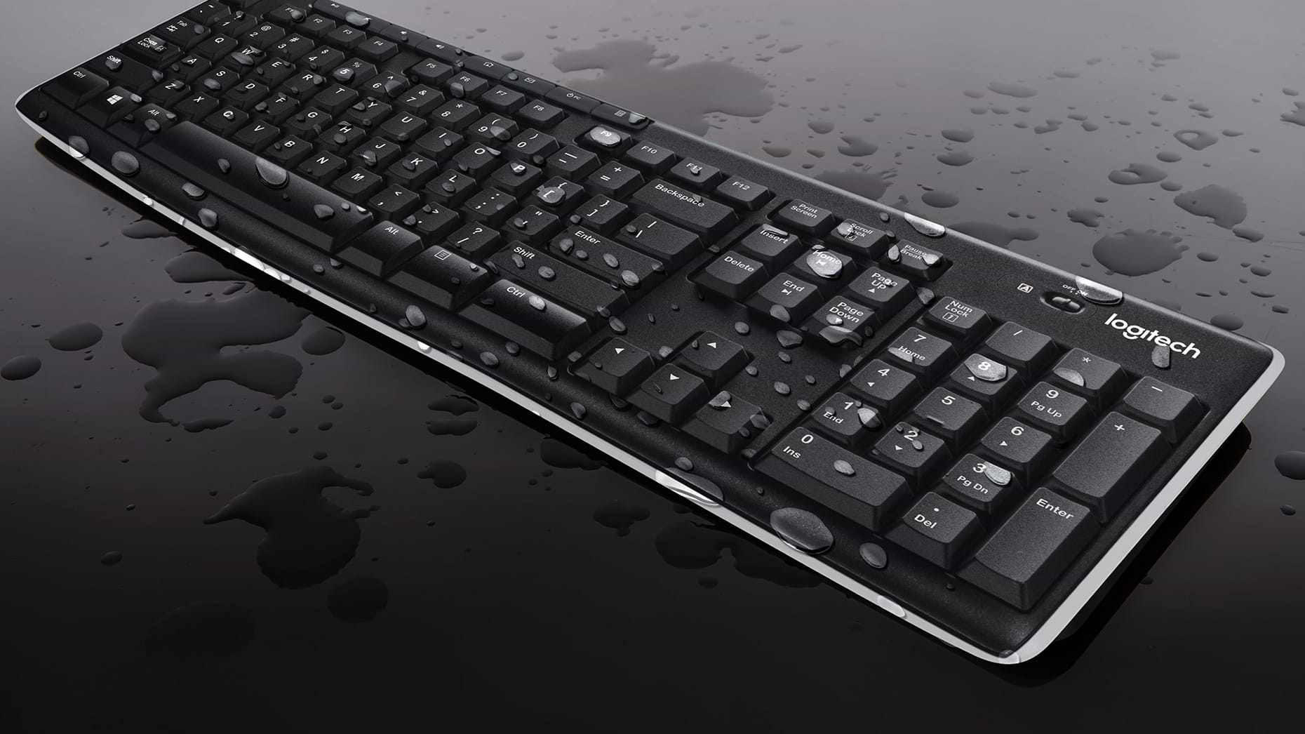 סט מקלדת ועכבר אלחוטיים Logitech MK270 - צבע שחור שנתיים אחריות ע"י היבואן הרשמי