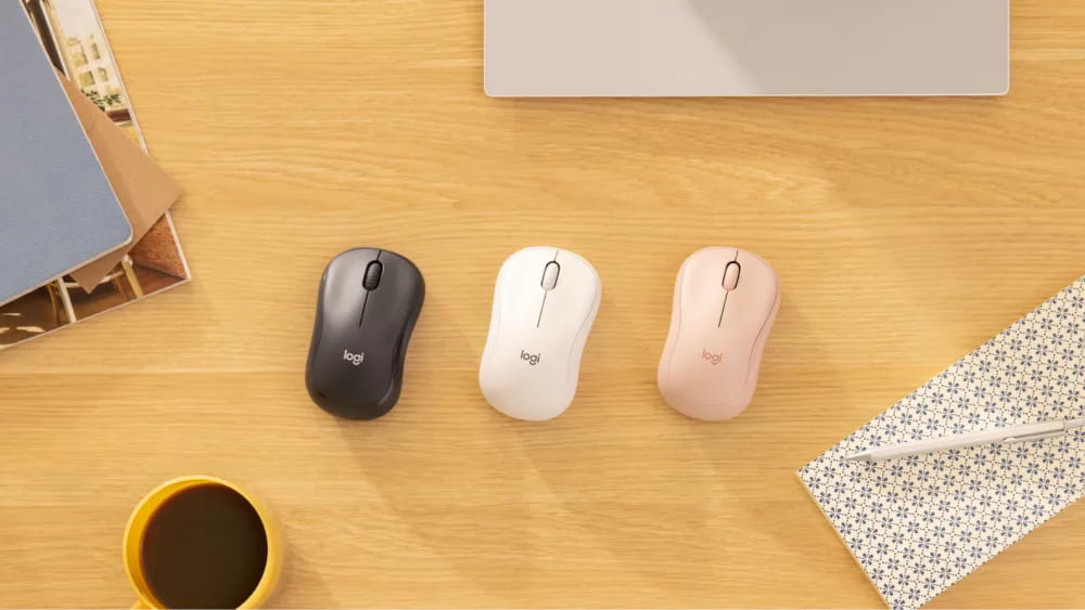 עכבר אלחוטי Logitech M240 Silent Bluetooth - צבע לבן שנתיים אחריות ע"י היבואן הרשמי